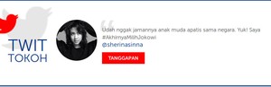 #AkhirnyaMilihJokowi Mendunia, Tim Jokowi-JK: Terima Kasih Sherina