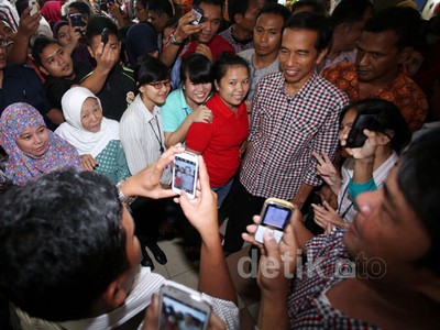 Jokowi Blusukan ke Bekasi