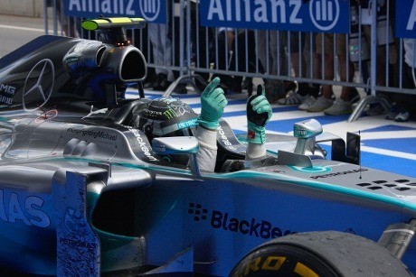 Rosberg Tercepat, Mercedes Satu-Dua