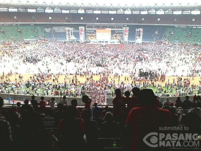 Pasca Konser Salam 2 Jari, Kawasan GBK dan Sekitarnya Mulai Lengang