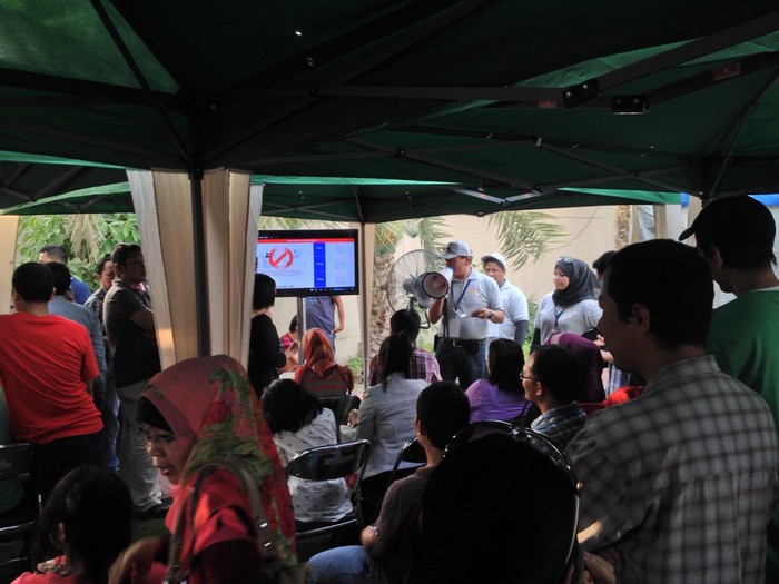 WNI di Dubai pun Ikut Merayakan Pencoblosan Pilpres