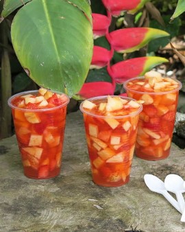 Salpicon de Frutas, Fruit Cocktail Segar khas Kolombia