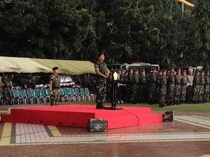 Gelar Pasukan Keamanan Pilpres Saat Hujan, Panglima TNI: Netral, Profesional!