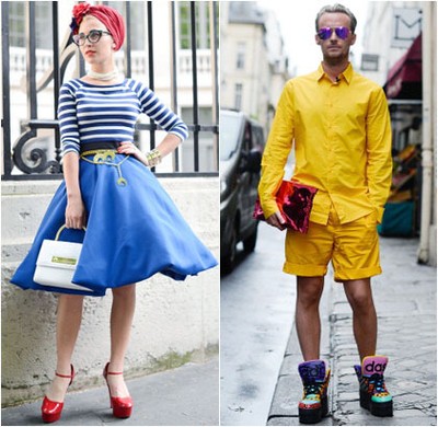 Foto: Gaya Street Style Fashionista di Pekan Mode Couture Paris
