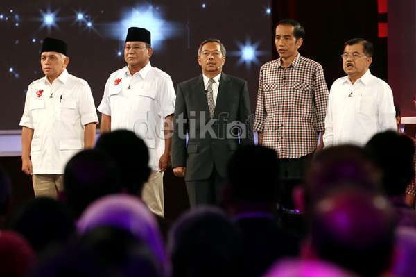 Survei SSSG: Elektabilitas Jokowi-JK 51%, Prabowo-Hatta 43,4%