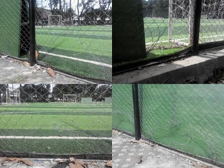 Duh, Lapangan Futsal di Taman Persib Dirusak
