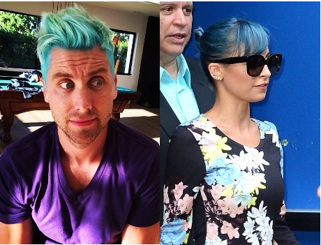 Tren Rambut Biru ala Nicole Richie dan Lance Bass N Sync
