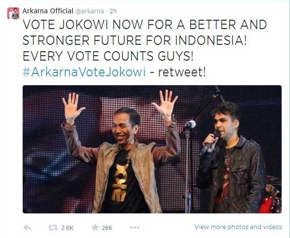 Mendulang Suara dari Selebriti Dunia