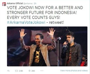 Mendulang Suara dari Selebriti Dunia