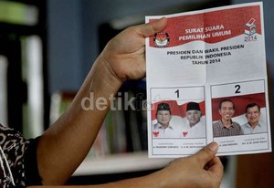 Jokowi-JK Ungguli Prabowo-Hatta di TPS Cendana