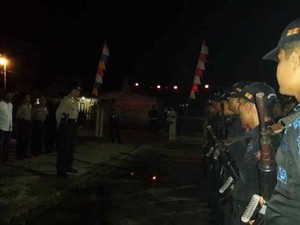 Jelang Pilpres, Polres Meranti Riau Gelar Operasi Malam