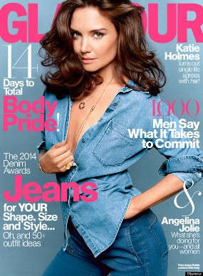 Katie Holmes Tampil Topless di Majalah