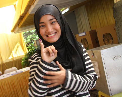 Fatin Grogi Sebelum Nyoblos