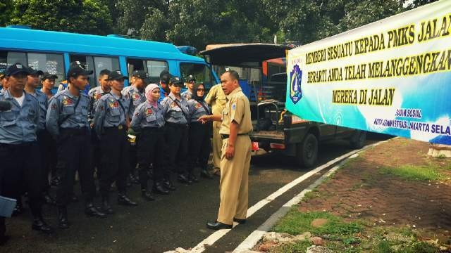 Sudin Sosial Jaksel Amankan 87 Gepeng Selama 13 Hari Ramadan
