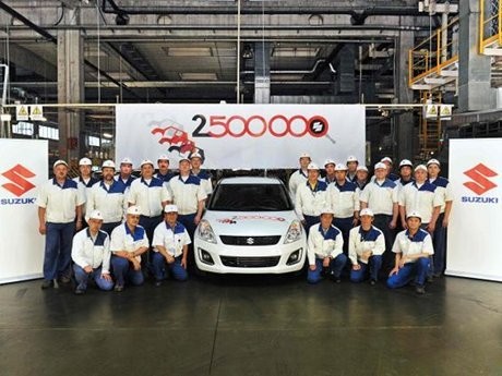Suzuki Produksi 2,5 Juta Mobil di Eropa