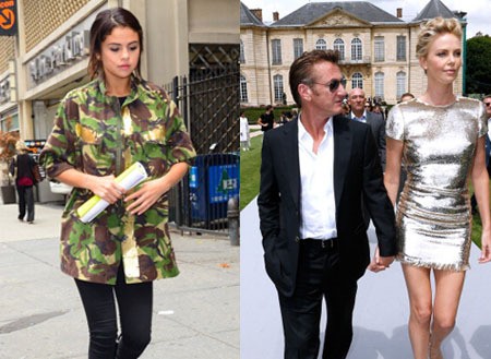 Gaya Army Look Selena Gomez, Sean dan Charlize Makin Hot