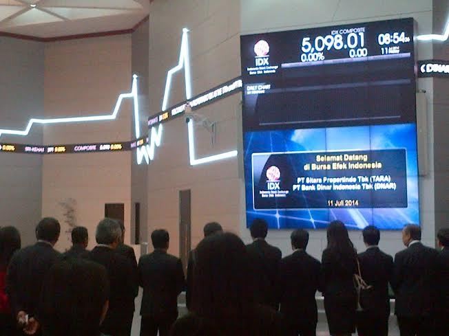 Pasar Jatuh, Saham Perdana Sitara Propertindo Naik ke Rp 150