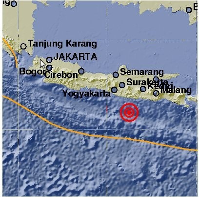 BNPB: Gempa 5,6 SR Pacitan Terasa Hingga Malang, Yogya Hingga Tulungagung