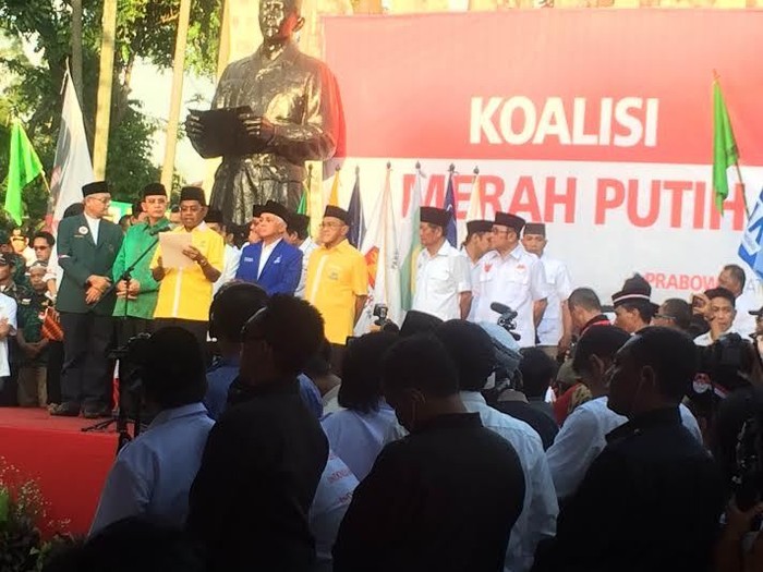 7 Parpol Koalisi Pro Prabowo Teken Piagam Koalisi Permanen