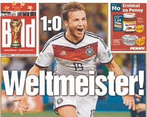 Ini Cara Media Jerman Rayakan Kemenangan di Piala Dunia