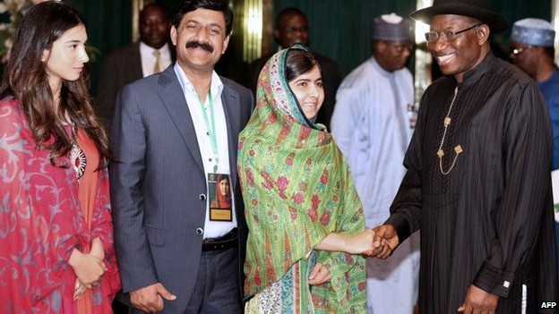 Malala Bertemu Presiden Nigeria Bahas Penculikan