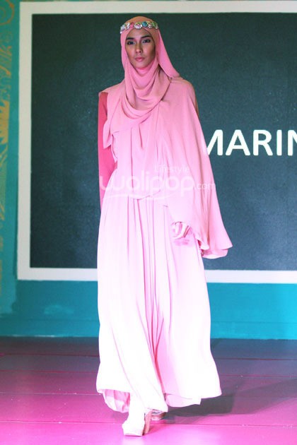 Miss marina by Dian Marina Ramadhan Runway 2015 at Kota Kasablanka. Kuningan. Jakarta. [Foto: Mohammad Abduh/Wolipop]