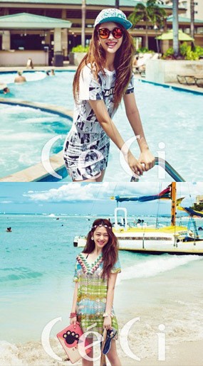 Ini Gaya Musim Panas Sulli f(x) di Hawaii