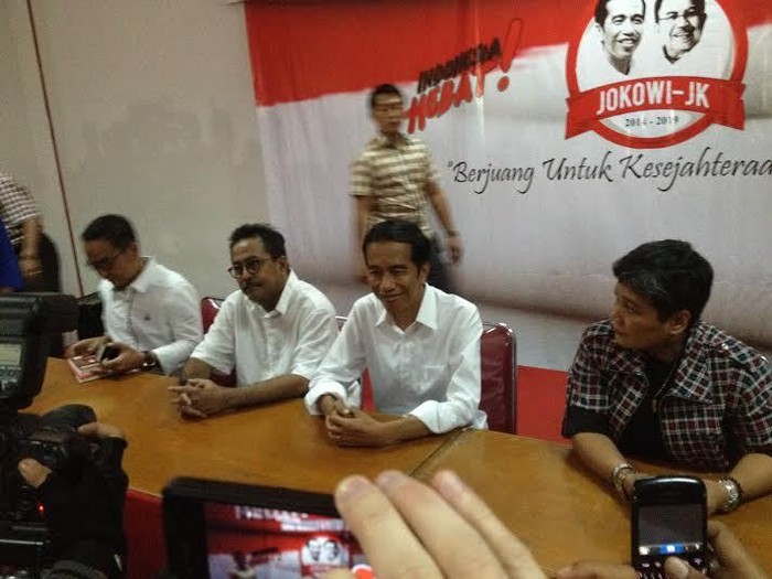 Ada Parpol Pendukung Prabowo-Hatta yang Merapat? Jokowi: Ya