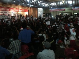 Ribuan Buruh Pendukung Prabowo Gelar Aksi Solidaritas Untuk Palestina