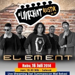 Solois Baru Uci, Buka Nostalgia Bareng Element di LIVECHATkustik Malam Ini