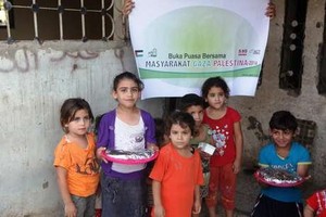 Bantuan Pangan dan Obat dari Masyarakat Indonesia Berhasil Diterima Warga Gaza