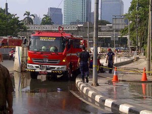 Ada Penanganan Gas Bocor, Lalin Sudirman-Blok M Macet Parah