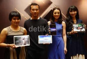 Ketika Para Artis Kepincut Galaxy Tab S
