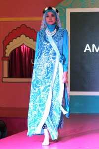 Amalina Aman From Sydney. Ramadhan Runway 2015 at Kota Kasablanka. Kuningan. Jakarta. [Foto: Mohammad Abduh/Wolipop]