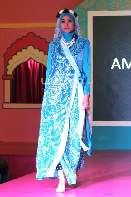 Amalina Aman From Sydney. Ramadhan Runway 2015 at Kota Kasablanka. Kuningan. Jakarta. [Foto: Mohammad Abduh/Wolipop]