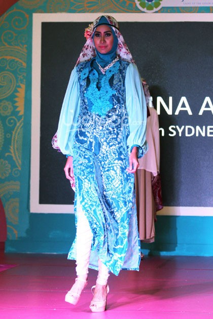 Amalina Aman From Sydney. Ramadhan Runway 2015 at Kota Kasablanka. Kuningan. Jakarta. [Foto: Mohammad Abduh/Wolipop]