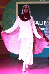 Amalina Aman From Sydney. Ramadhan Runway 2015 at Kota Kasablanka. Kuningan. Jakarta. [Foto: Mohammad Abduh/Wolipop]