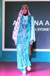 Amalina Aman From Sydney. Ramadhan Runway 2015 at Kota Kasablanka. Kuningan. Jakarta. [Foto: Mohammad Abduh/Wolipop]