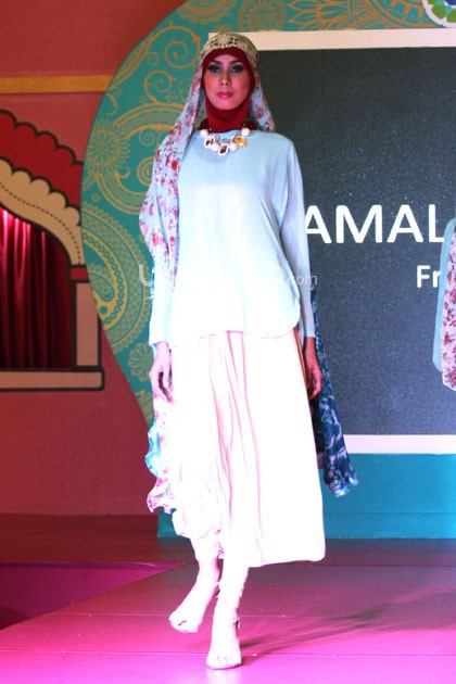 Amalina Aman From Sydney. Ramadhan Runway 2015 at Kota Kasablanka. Kuningan. Jakarta. [Foto: Mohammad Abduh/Wolipop]