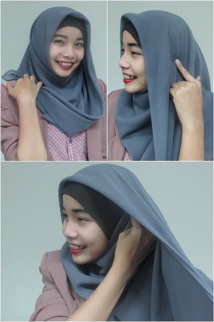 Busana Muslim Dewi Sandra Koleksi Gambar Tutorial Hijab Jodha
