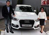 PT Garuda Mataram Motor memperkenalkan Audi Q3 1.4 TFSI di Jakarta, Kamis (17/7/2014).