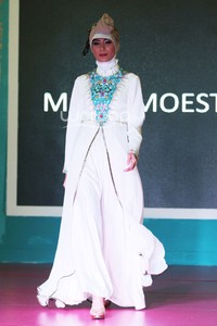 Malik Moestaram Ramadhan Runway 2015 at Kota Kasablanka. Kuningan. Jakarta. [Foto: Mohammad Abduh/Wolipop]
