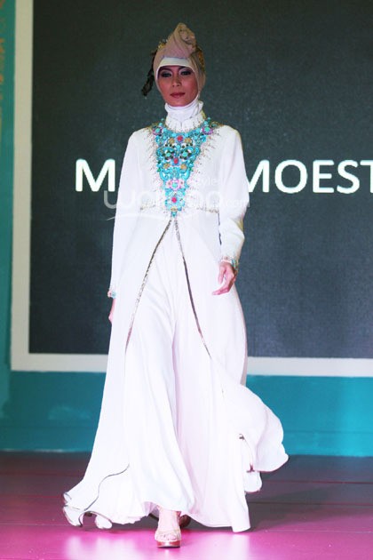 Malik Moestaram Ramadhan Runway 2015 at Kota Kasablanka. Kuningan. Jakarta. [Foto: Mohammad Abduh/Wolipop]