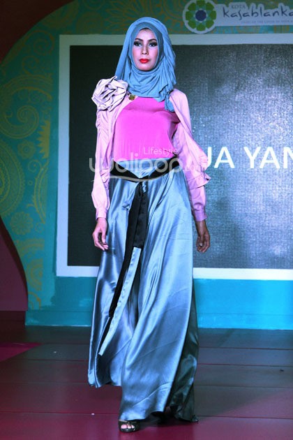 Najua Yanti Ramadhan Runway 2015 at Kota Kasablanka. Kuningan. Jakarta. [Foto: Mohammad Abduh/Wolipop]
