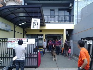 Pencoblosan Ulang Dimulai, TPS 033 Kelurahan Kebon Bawang Sepi Pemilih