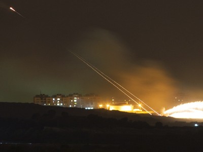 Roket Israel Hujani Gaza