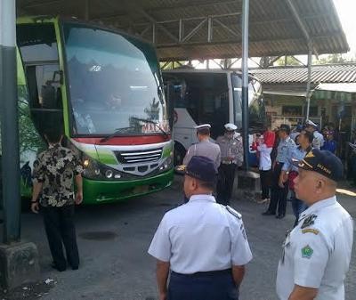Jelang Mudik Lebaran, Belasan Bus di Terminal Malang Terjaring Razia