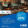 Bonus Top Up kartu member Food Colony dengan Flazz dan Kartu Kredit BCA