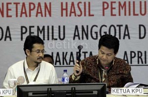 Hujan Interupsi Warnai Rapat Pleno KPU Saat Baru Dimulai