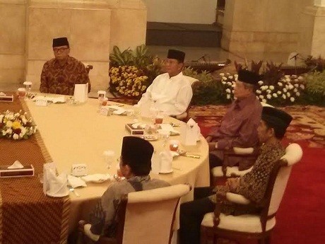 Begini Suasana Buka Puasa Bersama SBY, Prabowo dan Jokowi